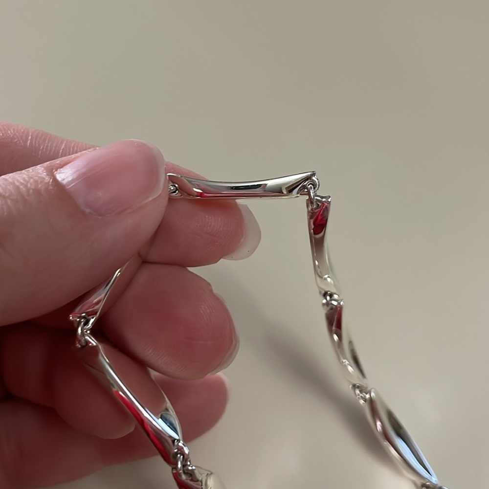 JENNY BIRD NWT Adjustable Silver Necklace - Picture 9 of 14